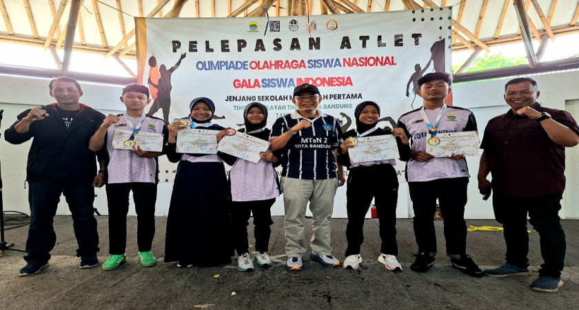 Rajai O2SN, MTsN 2 Kota Bandung Bawa Pulang 8 Medali