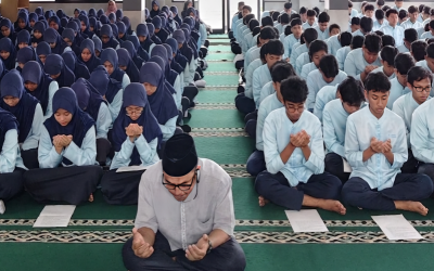 Istighosah Jelang Ujian, MTsN 2 Kota Bandung Bangun Kesiapan Spiritual Kelas IX